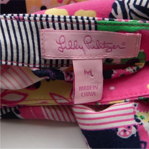 Lilly Pulitzer Ain't No Lady Shift Dress Madras‎ Patchwork Pockets - Picture 10 of 13